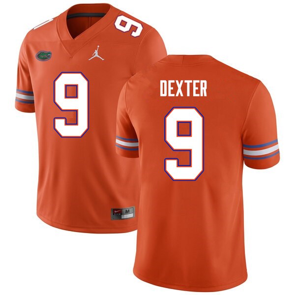 Men #9 Gervon Dexter Florida Gators College Football Jerseys Orange